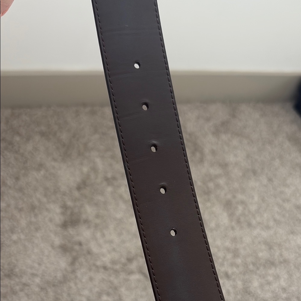 Louis Vuitton Brown and Gold Monogram Belt - Picture 6 of 9